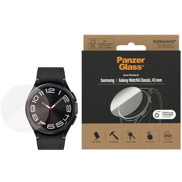 Screenprotector voor de Samsung Galaxy Watch 6 Classic 43mm