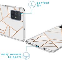 imoshion Design hoesje Samsung Galaxy A71 - White Graphic
