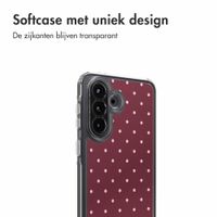 imoshion Design hoesje Samsung Galaxy A57 (5G) - Polka Dot Bordeaux