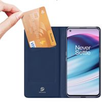 Dux Ducis Slim Softcase Bookcase OnePlus Nord CE 5G - Blauw