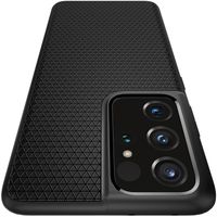 Spigen Liquid Air™ Backcover Samsung Galaxy S21 Ultra - Zwart