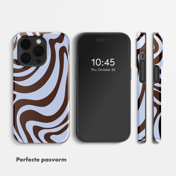Selencia Vivid Backcover Apple iPhone 14 Pro - Dream Swirl Chocolate