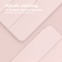 Accezz Smart Silicone Bookcase Apple iPad 9 (2021) 10.2 inch / iPad 8 (2020) 10.2 inch / iPad 7 (2019) 10.2 inch - Roze