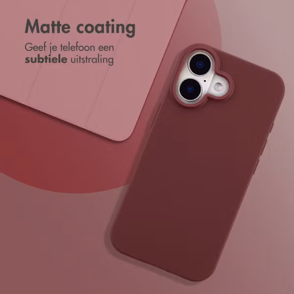 imoshion Color Backcover Apple iPhone 16 - Wine Red