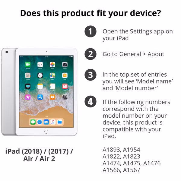 Selencia Duo Pack Screenprotector Apple iPad 6 (2018) 9.7 inch / iPad 5 (2017) 9.7 inch / Air 2 (2014)/Air 1 (2013)