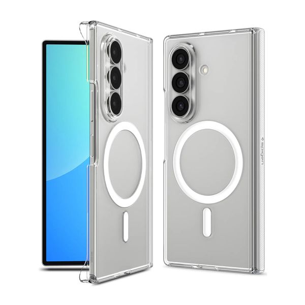 Spigen Air Skin Zero Mag Fit Backcover Samsung Galaxy Z Fold 8 Ultra - Clear / White