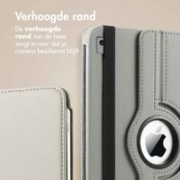 imoshion 360° draaibare Bookcase Apple iPad 9 (2021) 10.2 inch / iPad 8 (2020) 10.2 inch / iPad 7 (2019) 10.2 inch - Grijs