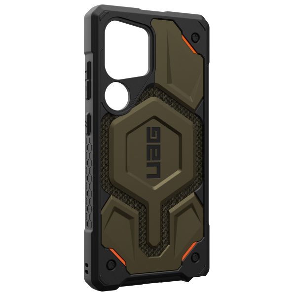 UAG Monarch Pro Backcover Samsung Galaxy S25 Ultra - Kevlar Element Green