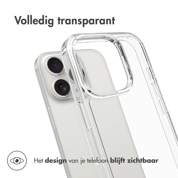 Accezz Xtreme Impact Backcover Apple iPhone 16 Pro - Transparant
