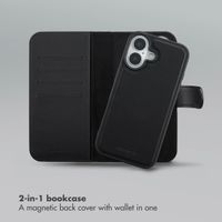 Selencia Olyn Detachable Bookcase with MagSafe Apple iPhone 16 - Black