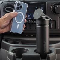 Scosche MagicMount Flask - Telefoonhouder - Insulated waterfles 650ML - MagSafe - Zwart