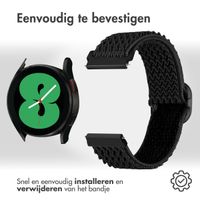 imoshion Elastisch nylon bandje Samsung Galaxy Watch 7 40/44 mm - Zwart
