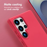 imoshion Color Backcover met afneembaar koord MagSafe Samsung Galaxy S25 Ultra - Red Raspberry