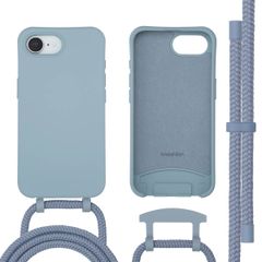 imoshion Color Backcover met afneembaar koord MagSafe Apple iPhone 16e - Ash Blue