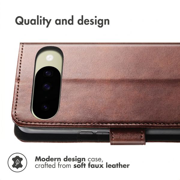 imoshion Luxury Bookcase Google Pixel 10 / 10 Pro - Dark Brown