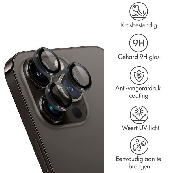 imoshion 2 Pack Camera lens protector iPhone 14 Pro / 14 Pro Max - Grijs