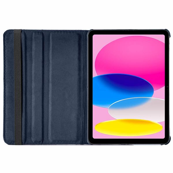 imoshion 360° draaibare Bookcase iPad 10 (2022) 10.9 inch - Donkerblauw