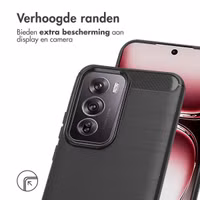 imoshion Brushed Backcover Oppo Reno 12 Pro - Zwart