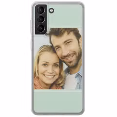 Ontwerp je eigen Samsung Galaxy S21 Plus gel hoesje - Transparant