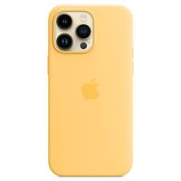 Apple Silicone Back Cover with MagSafe Apple iPhone 14 Pro Max - Sunglow