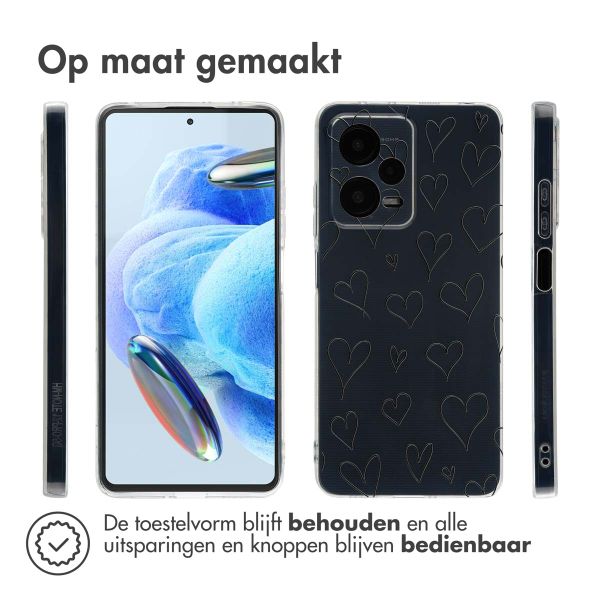 imoshion Design hoesje Xiaomi Redmi Note 12 Pro - Hearts