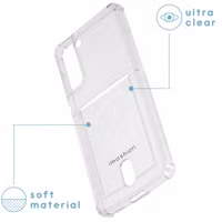 imoshion Softcase Backcover met pashouder Samsung Galaxy S21 Plus - Transparant
