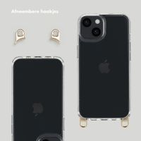 Selencia Backcover met afneembare haakjes Apple iPhone 14 - Transparant