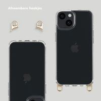 Selencia Backcover met afneembare haakjes iPhone 14 - Transparant