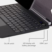 Accezz Magnetic Bluetooth Keyboard Apple iPad Air 13 inch (2026) M4 / (2025) M3 / (2024) M2 / iPad Pro 12.9 (2018/2020/2021/2022) - QWERTY / NL - Black