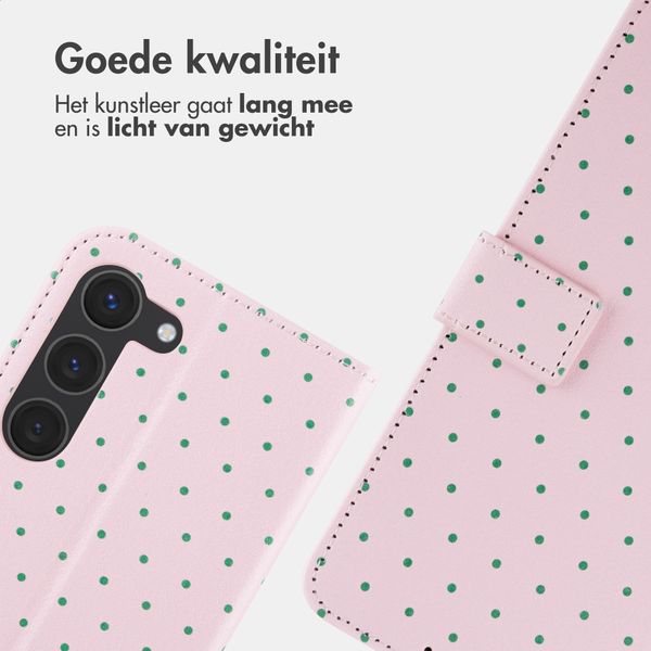 imoshion Design Bookcase Samsung Galaxy S23 - Happy Dots