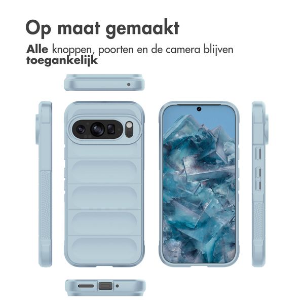 imoshion EasyGrip Backcover Google Pixel 9 / 9 Pro - Lichtblauw