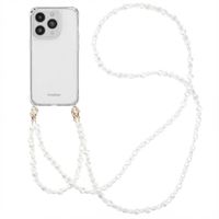 imoshion Backcover met koord + armband Apple iPhone 14 Pro - Parels Hartjes