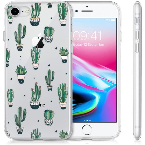 imoshion Design hoesje iPhone SE (2022 / 2020) / 8 / 7  - Cactus - Groen