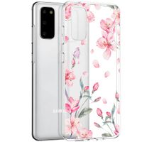 imoshion Design hoesje Samsung Galaxy S20 - Bloem - Roze