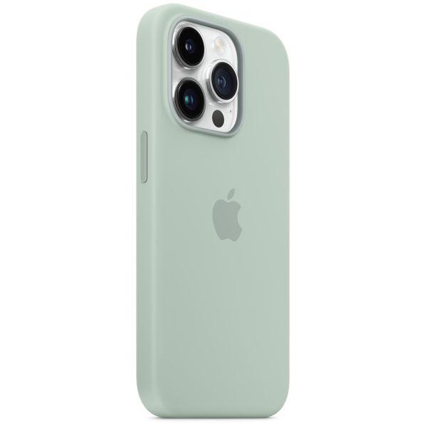 Apple Silicone Back Cover with MagSafe Apple iPhone 14 Pro - Succulent