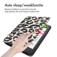 imoshion Design Slim Hard Case Sleepcover Amazon Kindle (2024) / Amazon Kindle (2022) 11th gen - Leopard