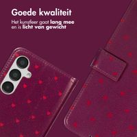 imoshion Design Bookcase Samsung Galaxy A35 - Crush Check Coral Dust