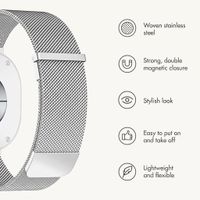 imoshion Milanese Magnetic Band Samsung Galaxy Watch 9 (40/44mm) / Watch 8 (40/44mm) / Classic (46mm) - Silver