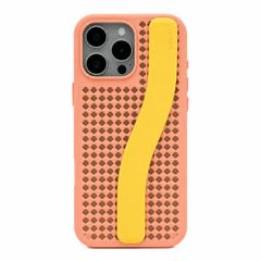 Callbuddy Hoesje met Strap Apple iPhone 16 Pro Max - Coral Pop