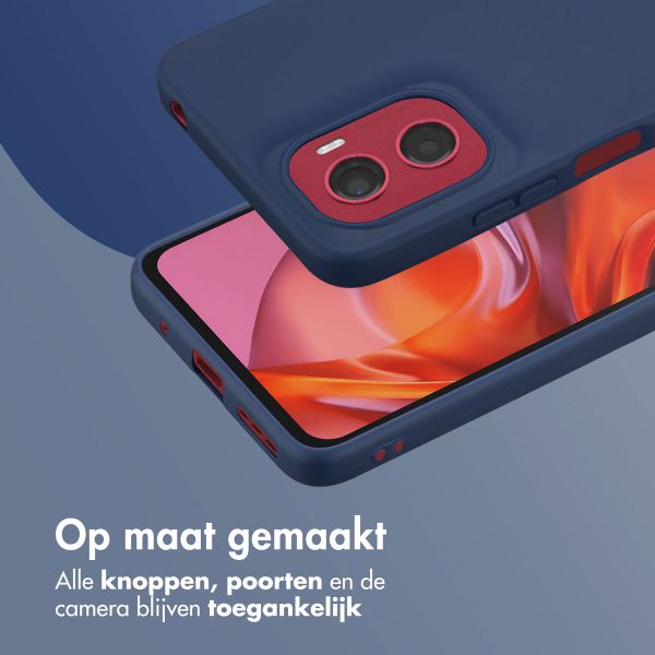 imoshion Color Backcover Motorola Moto G05 / E15 - Donkerblauw