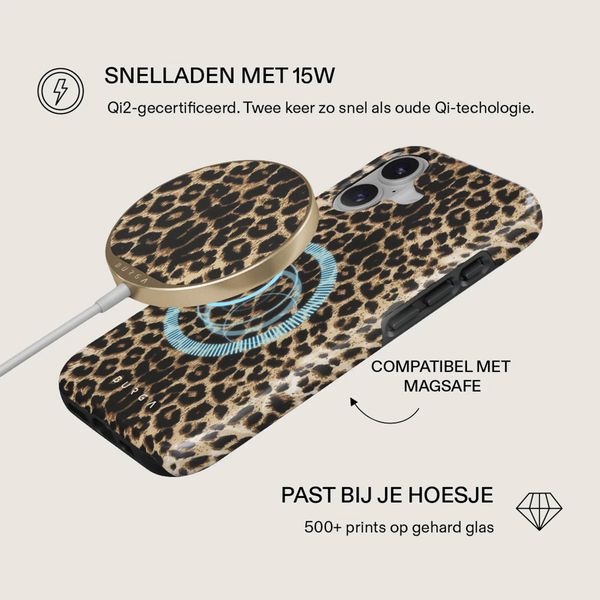 Burga Draadloze Magnetische Oplader - MagSafe en Qi2 - Player / Gold