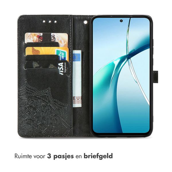 imoshion Mandala Bookcase Motorola Edge 70 - Zwart