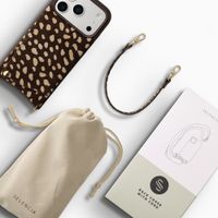 Selencia Nova Real Leather Back Cover with Card Holder Apple iPhone 17 Pro Max - Fawn Chic
