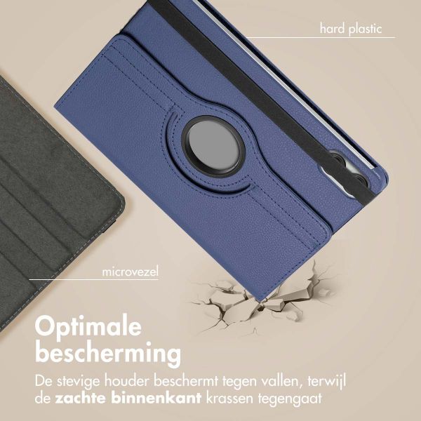 imoshion 360° draaibare Bookcase Xiaomi Redmi Pad Pro / POCO Pad - Donkerblauw