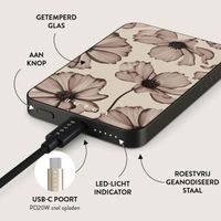 Burga Magnetic Powerbank 5.000 mAh - Geschikt voor MagSafe en Qi2 | Barely Yours - Gunmetal