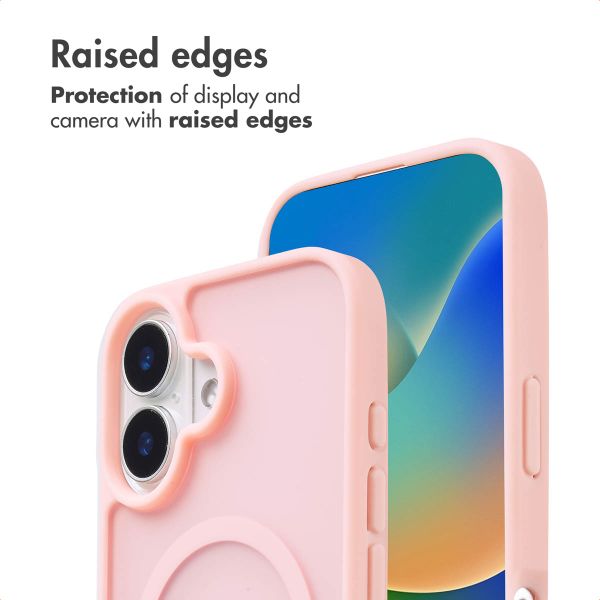 imoshion Colour Guard Back Cover with MagSafe Apple iPhone 16 - Light Pink