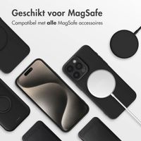 imoshion Color Backcover met MagSafe iPhone 15 Pro Max - Zwart