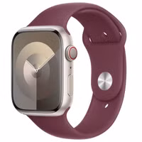 Apple 3 Pack Sport Band voor de Apple Watch | 38/40/41 mm - Maat M/L - Winter Blue / (Product)RED / Plum