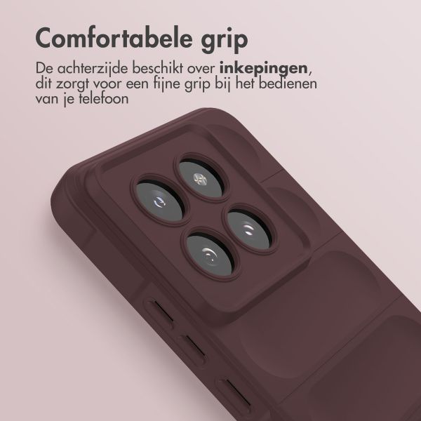 imoshion EasyGrip Backcover Xiaomi 14 Pro - Aubergine