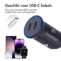 imoshion Autolader - 30 Watt snellader met 2x USB-C